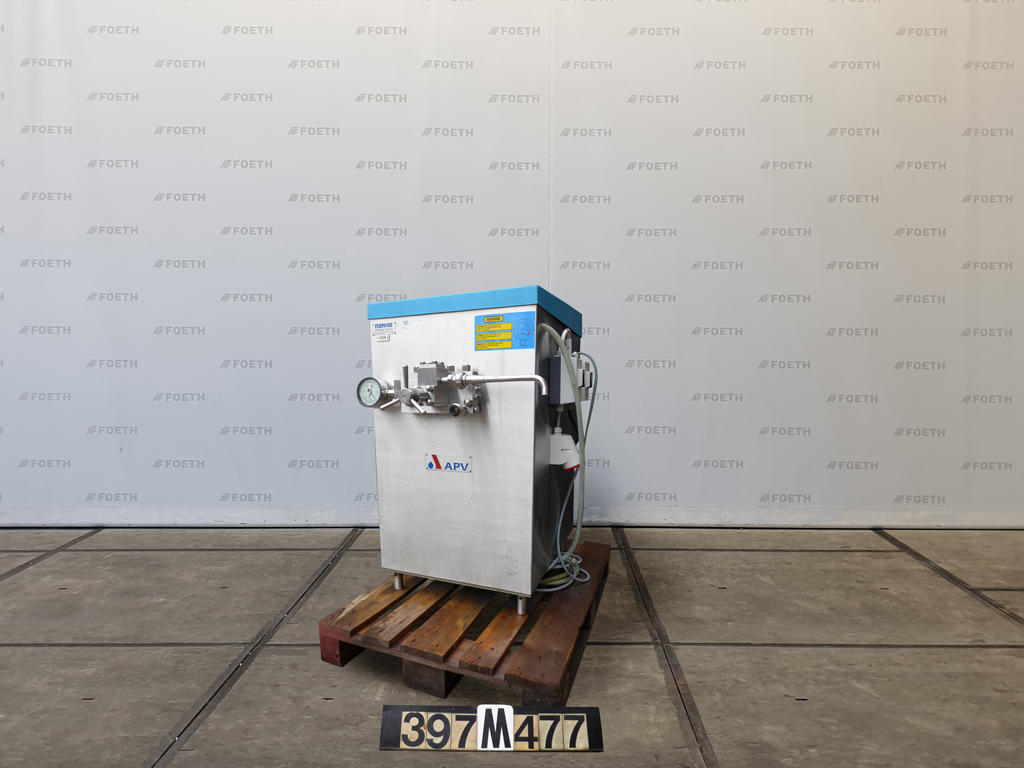 Rannie Piston homogeniser Biotechnologie