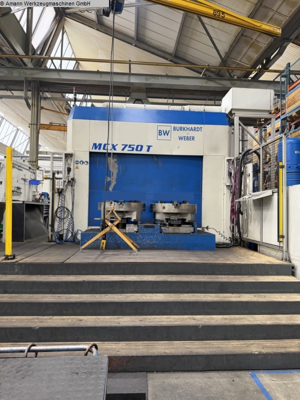 BURKHARDT & WEBER MCX 750HVP+T Bearbeitungszentrum - Horizontal