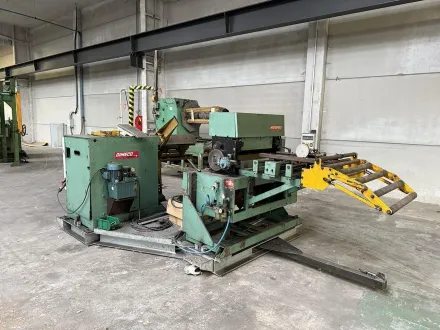Dimeco Decoiler + microfeeder Coiler-Glättermaschinen – RESALE