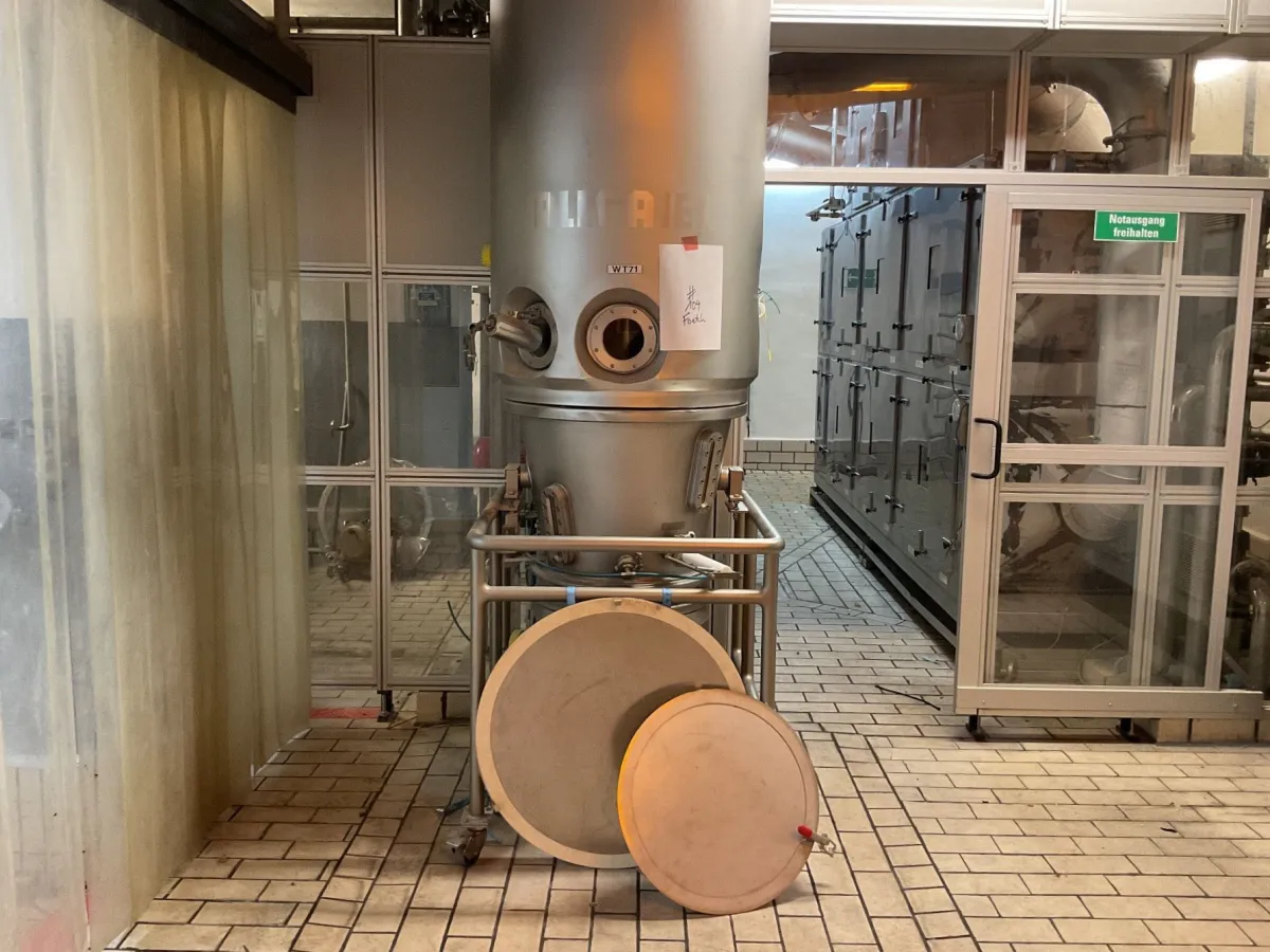 Allgaier WS-CA-150 — Closed Loop - Fluid bed dryer batch Lebensmittelzusätze