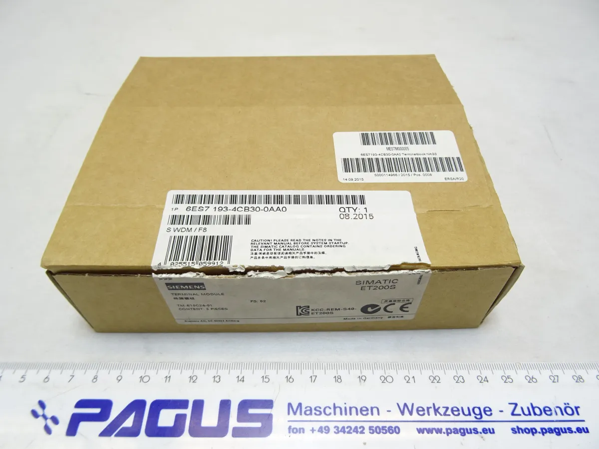 Siemens Elektronikmodul 6ES7193-4CB30-0AA0, 4 Stück