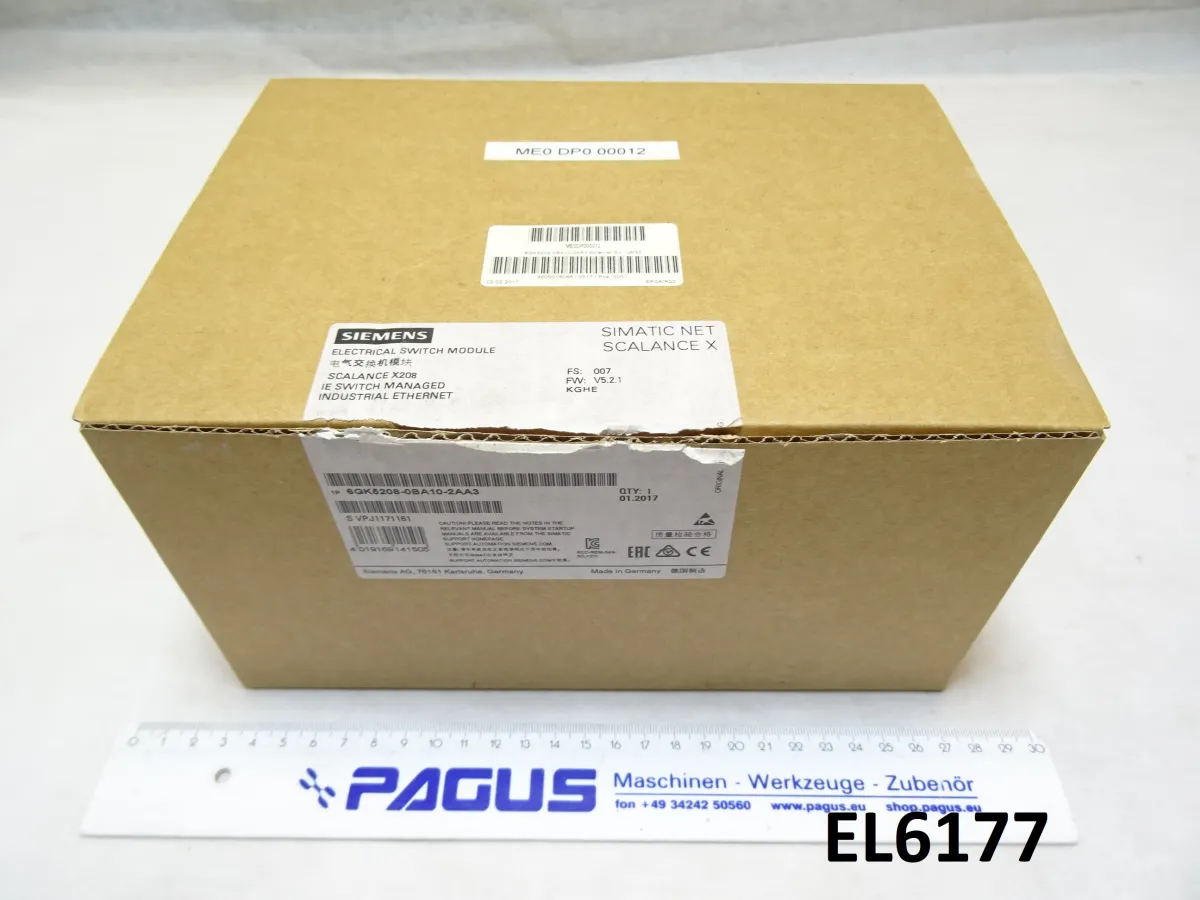 Siemens Elektronikmodul 6GK5208-0BA10-2AA3