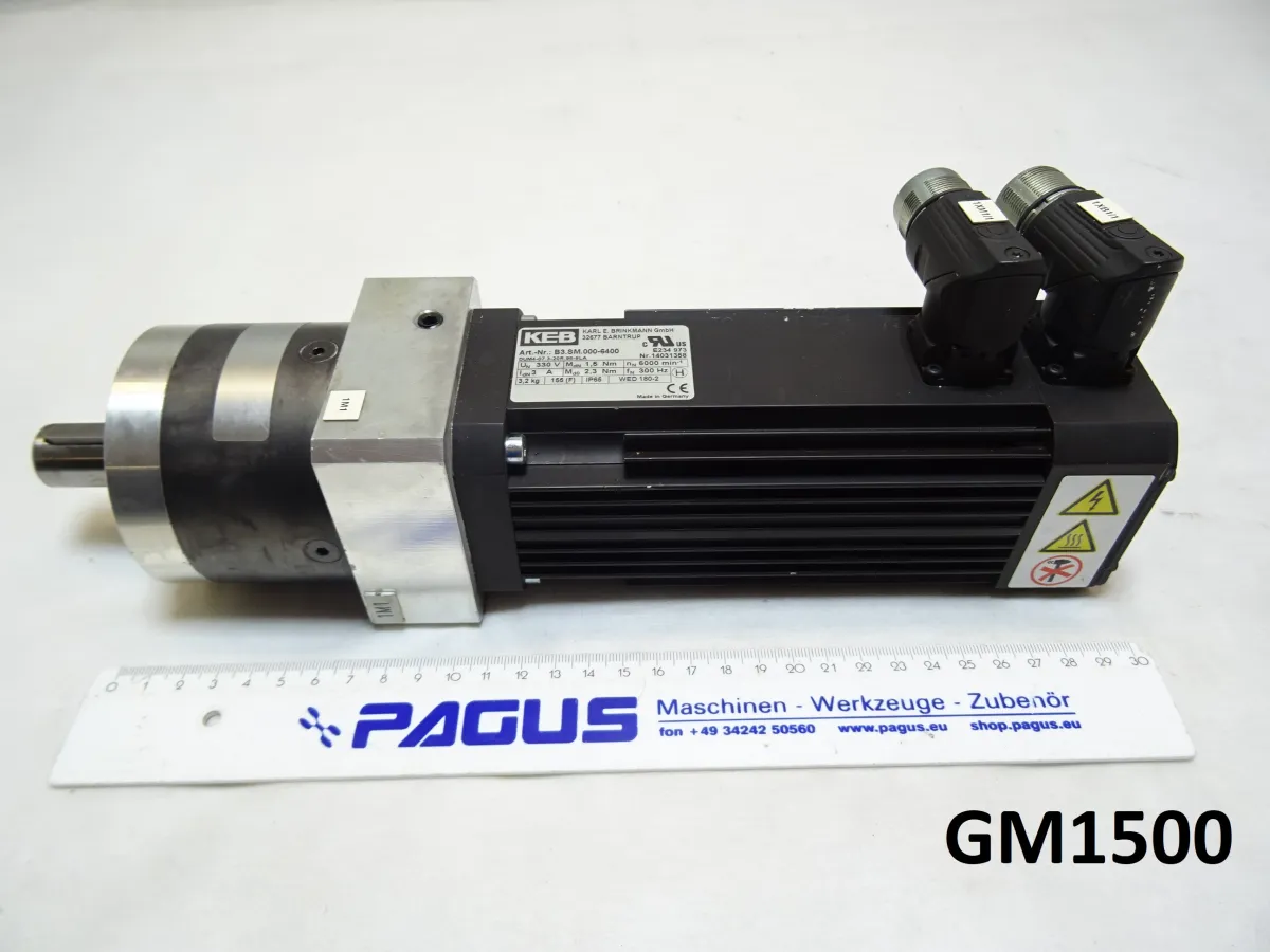 Servomotor mit Getriebe 330 V 3 A, 1200 U/min