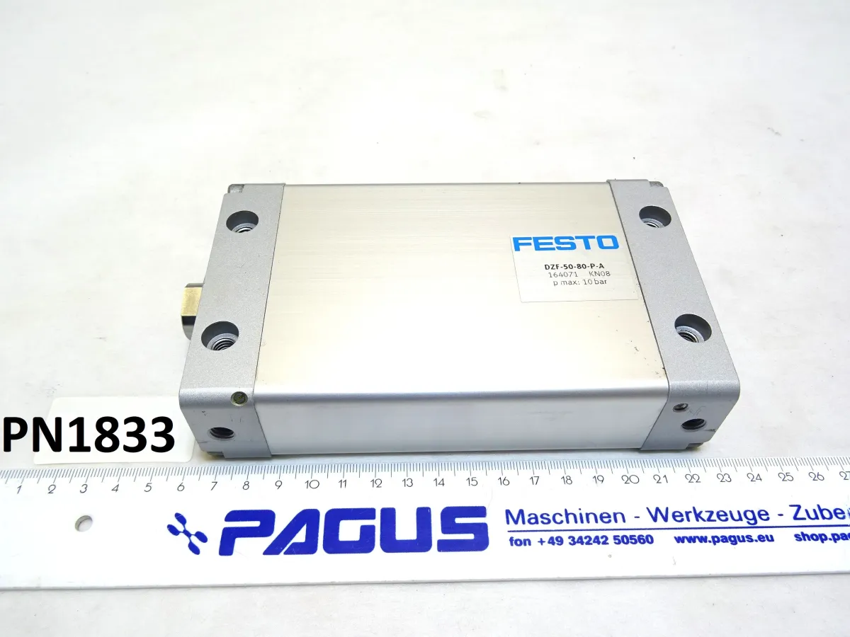 Festo Flachzylinder Hub 80 mm DZF-50-80-P-A