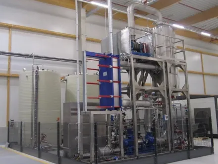 Alfa Laval AlfaFlash — Evaporation Crystallization Plant — MV Dünnschichtverdampfer – RESALE
