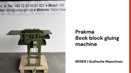 Prakma Buchblock Anleimmaschine Lebemaschine für Buchblöcke – RESALE
