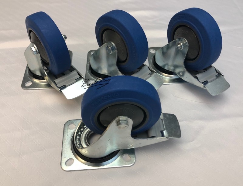 BackTim 100mm Frosterwagenrollen