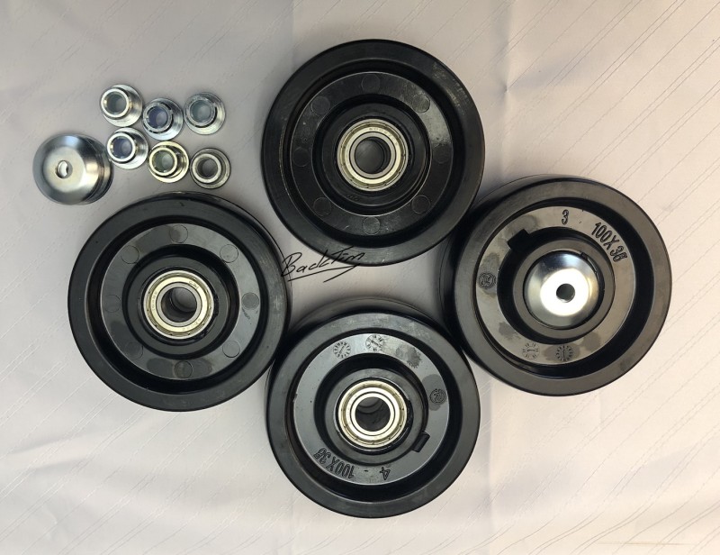 BackTim 100mm Stikkenwagenrollen