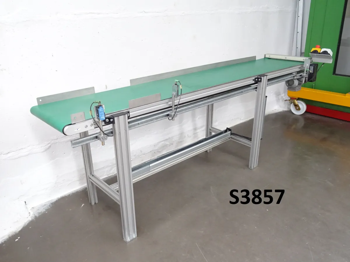 Förderband 2595 x 490 mm, 0,18 kW