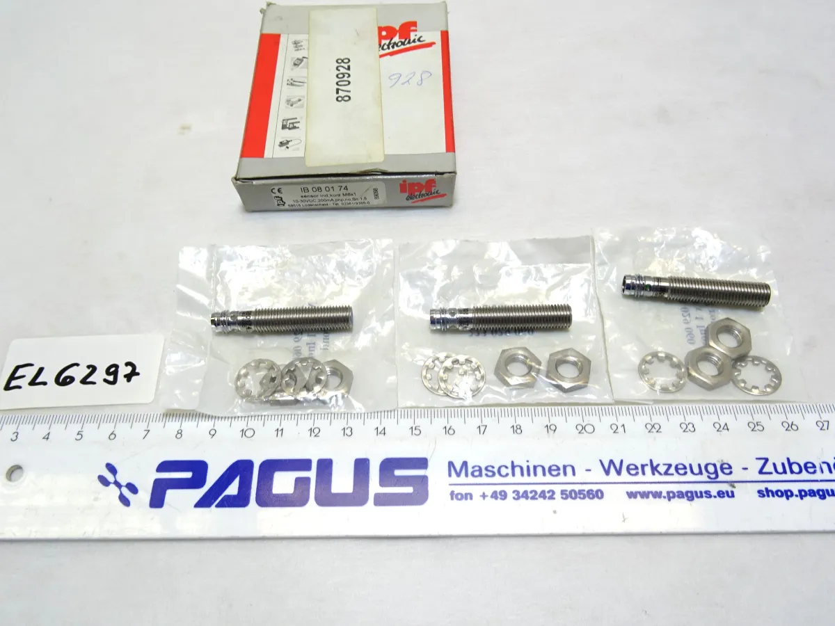 Induktiver Sensor IB 08 01 74, 3 Stück