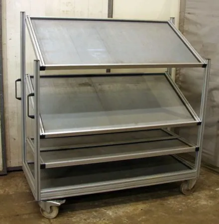 Alu 1600x860x1670 Etagenwagen Transportwagen Montagewagen – RESALE