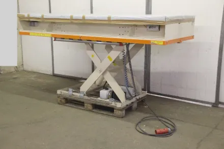 Gruse ELS 1-8-1-G-SO mit Rollenbahn Scherenhubtisch 700 kg – RESALE