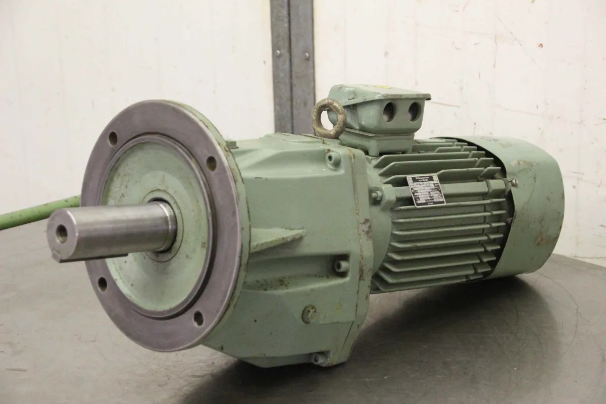 VEM ZG3 BMRZ 90 L 4-8 Getriebemotor 1,0/0,6 kW 80/40 U/min