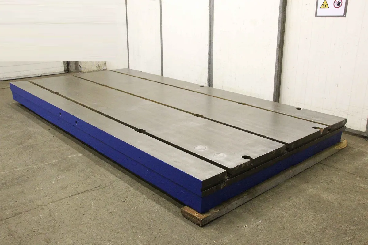 4000/2000/H255 mm Aufspannplatte mit T Nut