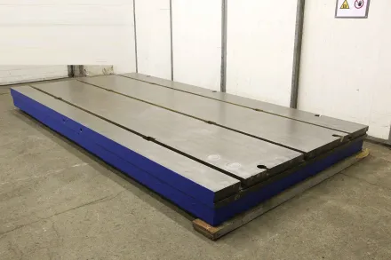 4000/2000/H255 mm Aufspannplatte mit T Nut – RESALE