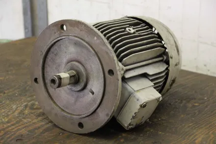 Aeg AM 112 MZ8/4 Elektromotor 1,3/2,6 kW 710/1410 U/min – RESALE