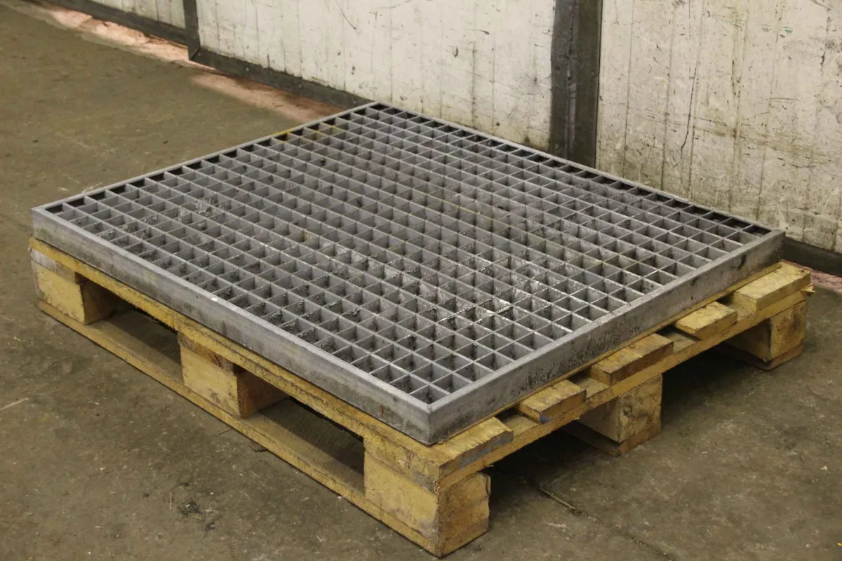 Stahl 940 x 785 x 50 mm Gitterroste