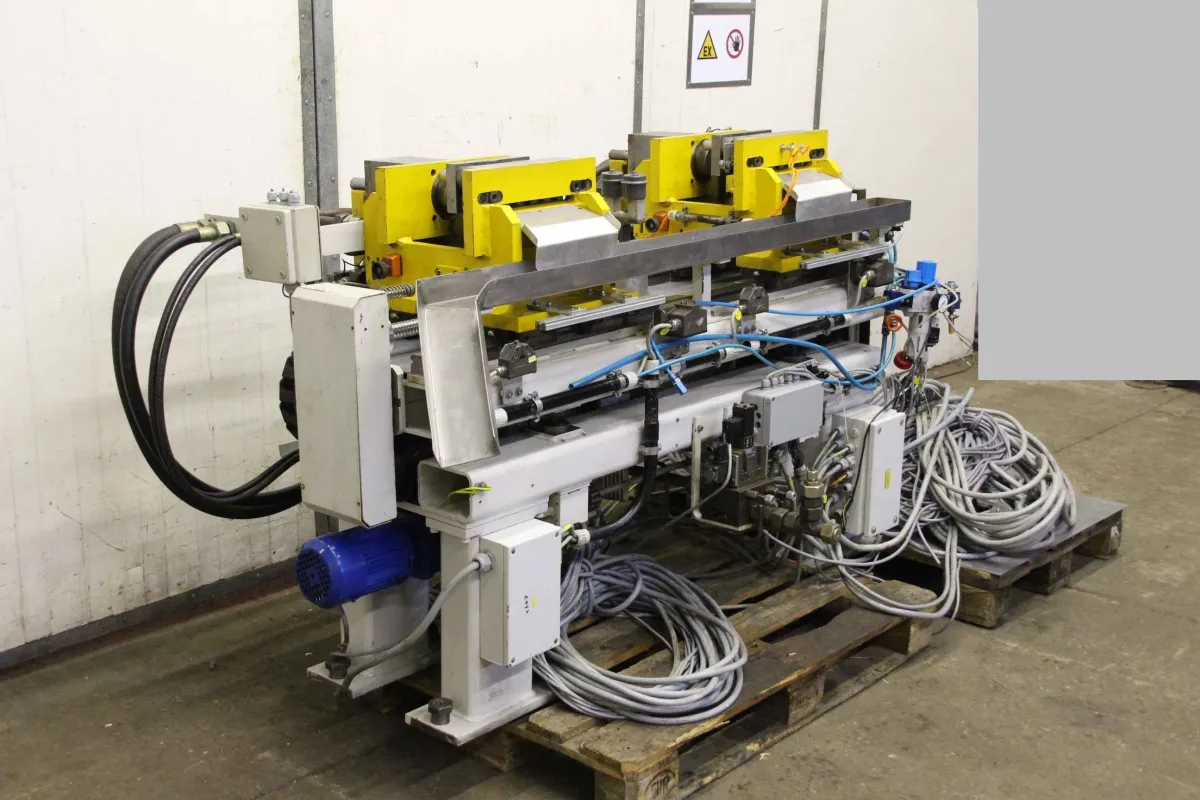 Braun Verfahrweg 1000 mm hydraulische Reihenstanze