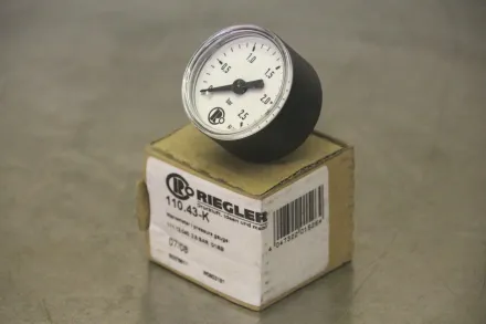 Riegler 110.43-K 0 bis 2,5 bar Manometer – RESALE