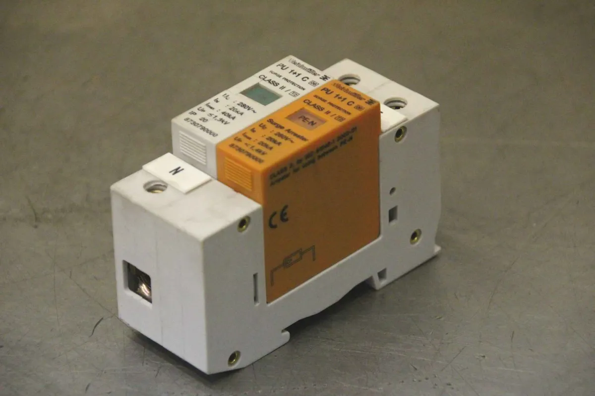 Weidmüller PU 1+1 C Class II Überspannungsschutzschalter