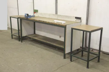 2045/720/H1100 mm Werkbank mit Schraubstock – RESALE