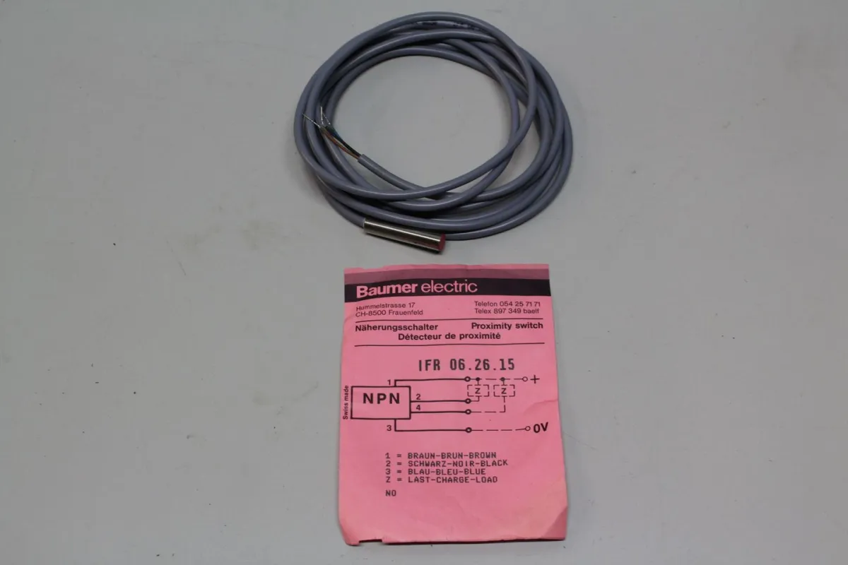 Baumer Electric IFR 06.26.15 Näherungsschalter