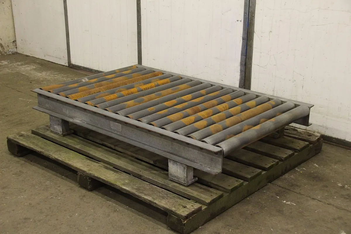 Blind Rollenbreite 940 mm Gravity roller conveyor