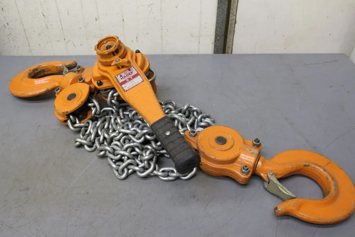 Hadef Ratschzug Fig 53/07 (1,5m) Hebel-Kettenzug 9 to