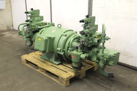 Krauss Maffei Voith IPH 6/5-125/50 IPR/H 6/5-125/40 Doppelte Hydraulikpumpe – RESALE