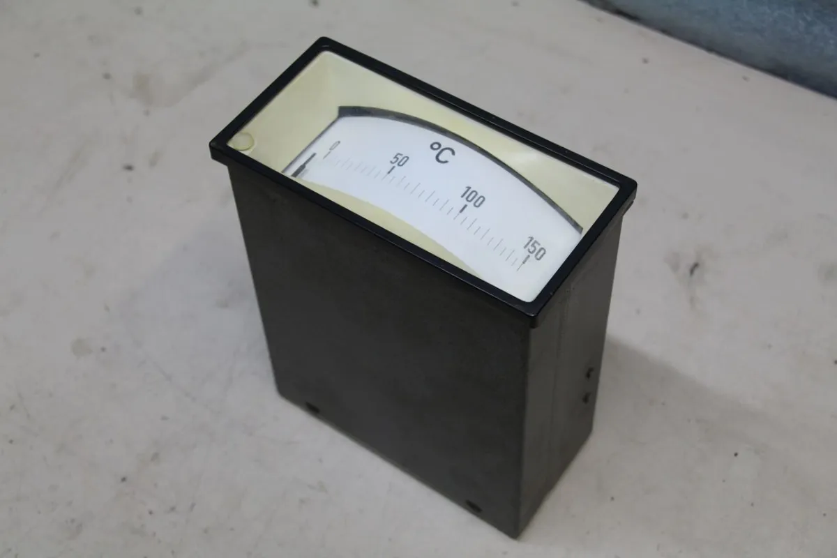 AEG Temperatur Meßgerät 0-150°C Einbaumessgerät Analog