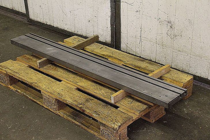Stahl 1500/200/H40 mm Aufspannplatte mit T Nut