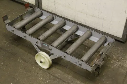 Wasmer Rollenbreite 400 mm Rollenbahn 0,8 m auf Räder – RESALE