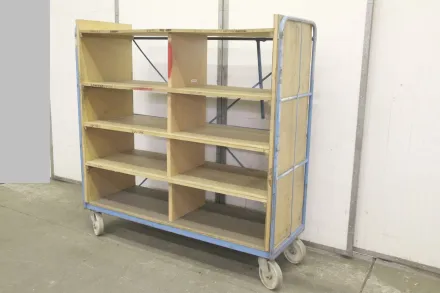 Stahl Etagenwagen 1775/640/H1800 mm Transportwagen – RESALE