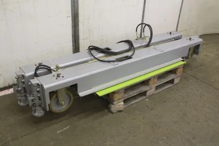 Blickle mit hydraulischer Abstützung lenkbar Transportwagen 3000 kg – RESALE