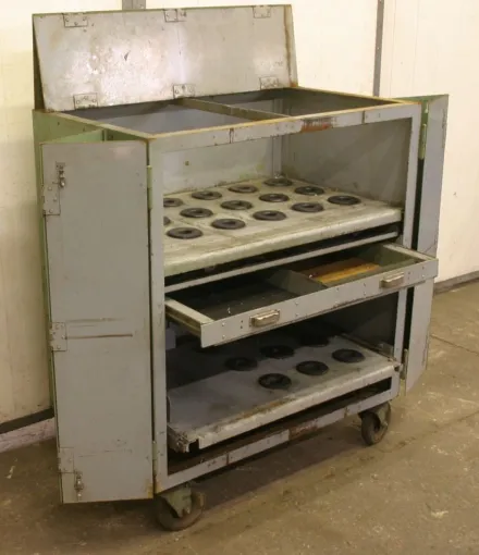 Stahl 660/1030/H1200 mm Schubladenschrank für SK Fräseraufnahmen – RESALE