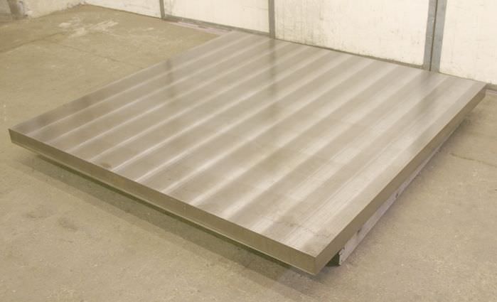 Stahl 1750/1750/H80 mm Aufspannplatte