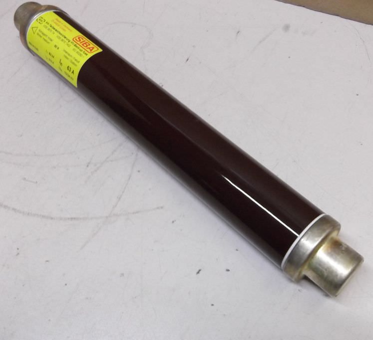 SIBA HH-Sicherung 10/24 kV Schlagstift Sicherung 63 A