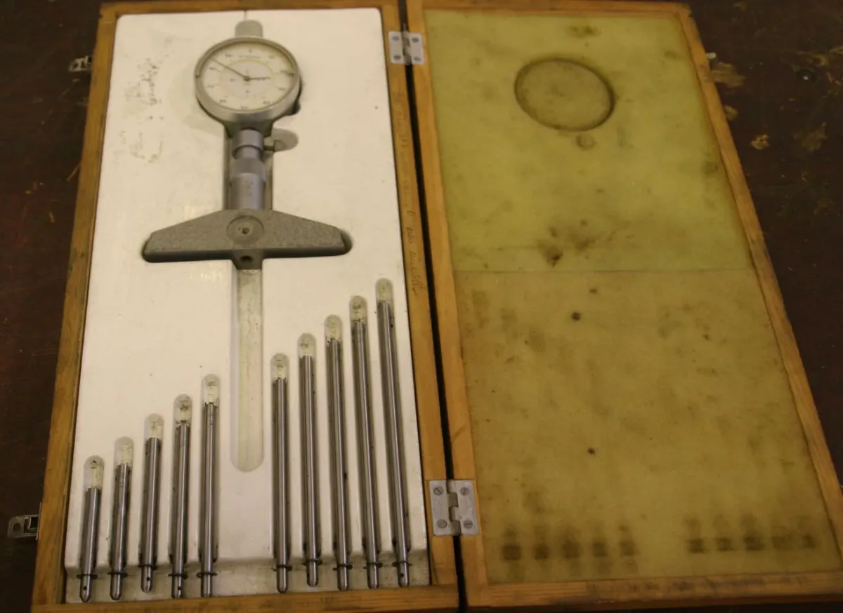 Stahl 0-100 mm Tiefenmeßlehre
