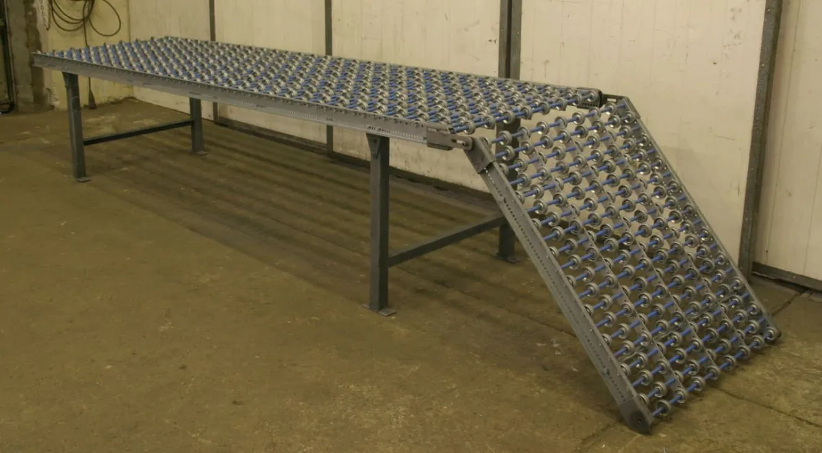 Stahl Rollenbreite 800 mm Rollenbahn 4,0 m