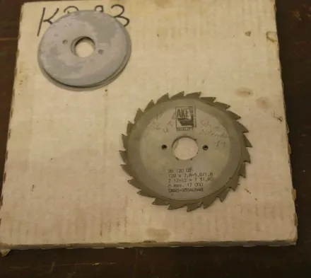 Ake zweiteilig, vertsellbar Vorritz Kreissägeblätter 120 x 2,8-3,6 – RESALE