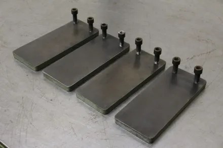 Guss 94/220/H15 mm Aufspannplatte Fräsauflage 4 Stück – RESALE