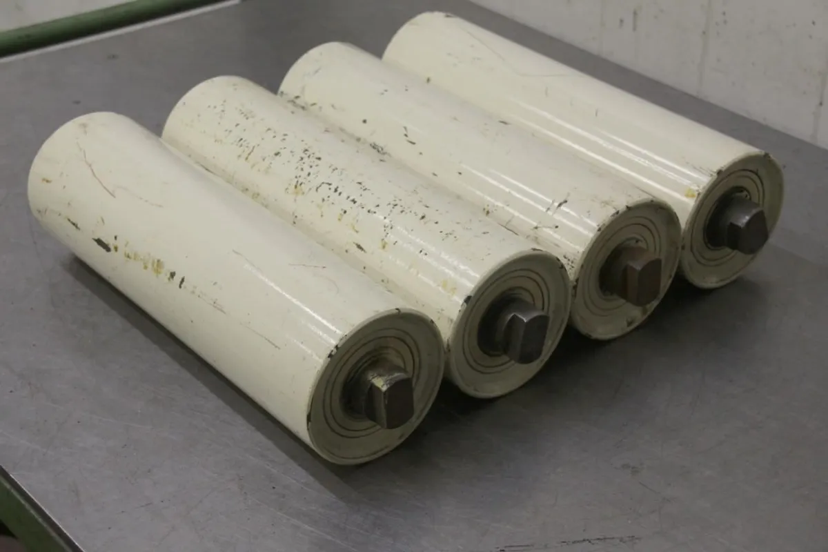 Stahl Ø 115 x 380 mm Förderbandrollen Transportrollen