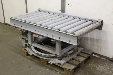 Brunsen angetrieben 700 x 1500 mm Dreheinheit Rollenbahn – RESALE