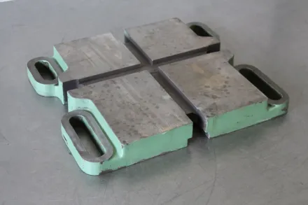 Guss 275 x 230 mm Aufspannplatte mit Nut – RESALE