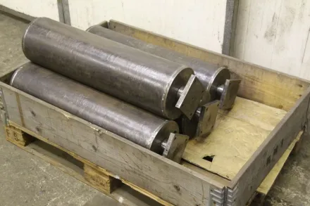Stahl Ø 218 x 790 mm Umlenkrolle Förderband – RESALE