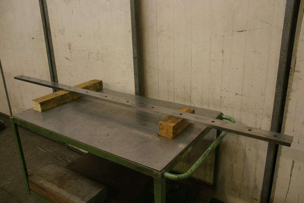 Messergröße 20 x 80 mm Ersatzmesser für Tafelschere 2400 mm