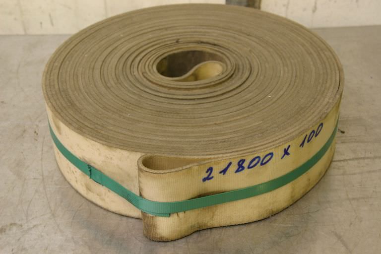 Gummi 100 x 21.800 mm Förderbandgurt Breite 100 mm