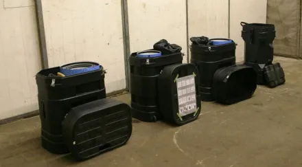 Lagemann inkl Transportkisten Trennwände Messestand – RESALE
