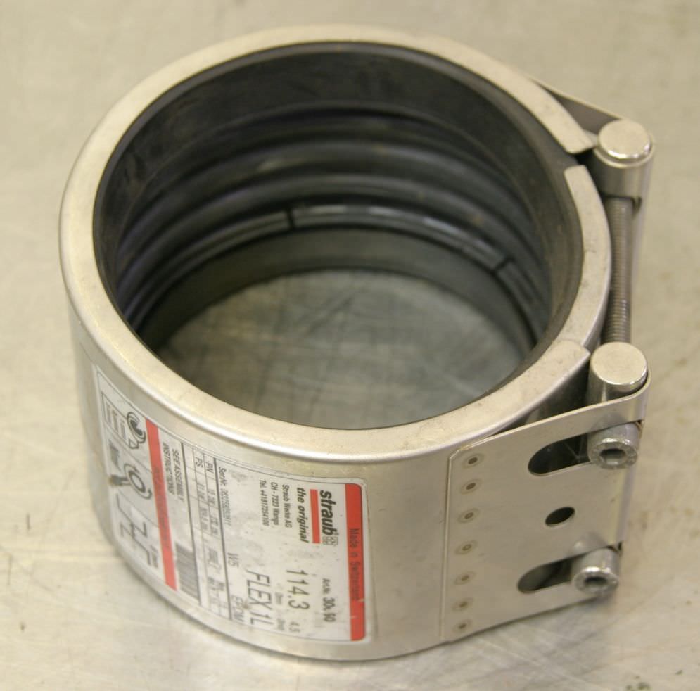 Straub FLEX 1L 114,3 Rohrkupplung Edelstahl Kupplung