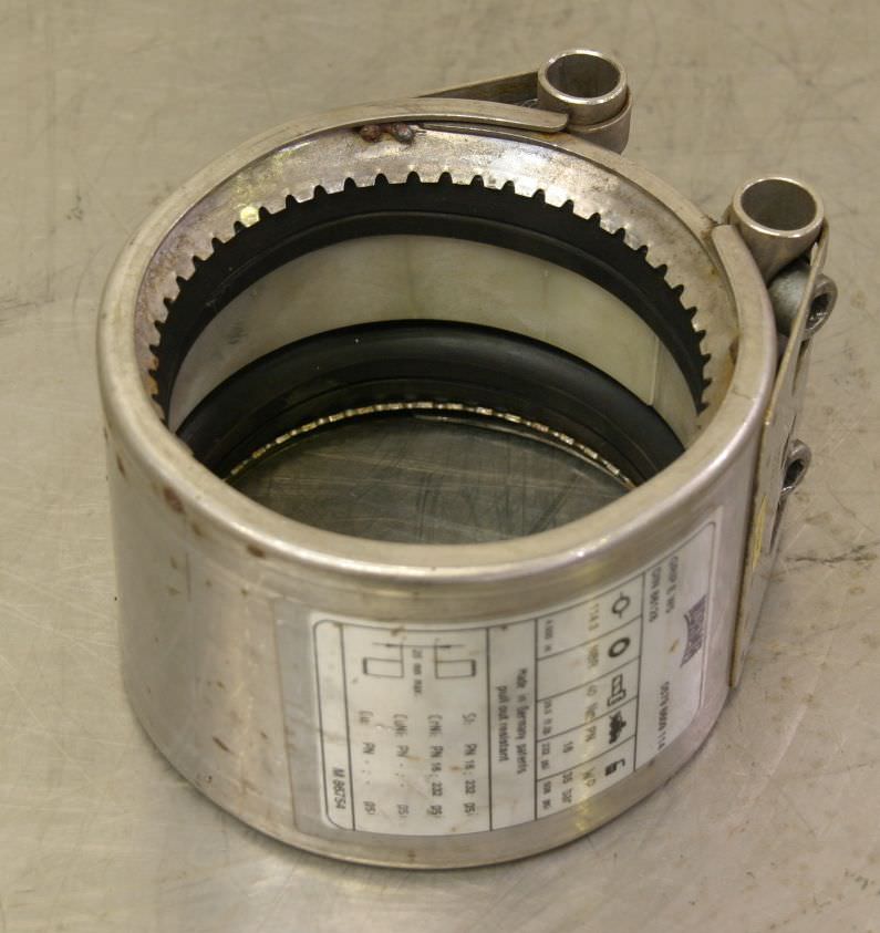 Norma GRIP E W5 114,3 Rohrkupplung Edelstahl Kupplung